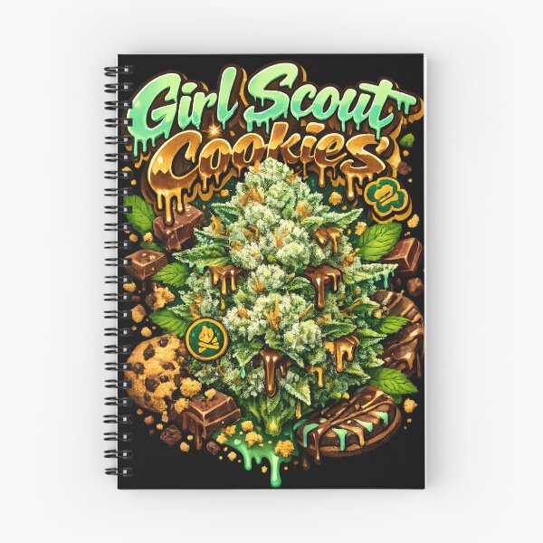 Item preview, Girl Scout Cookies Graffiti Print | Sweet Spicy Cookie Strain Typography | Euphoric Hybrid Weed 420 Poster designed and sold by WAUZ.