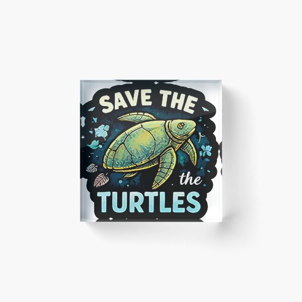 Item preview, Save the Turtles – Ocean Conservation Design designed and sold by Ladys-Gents.