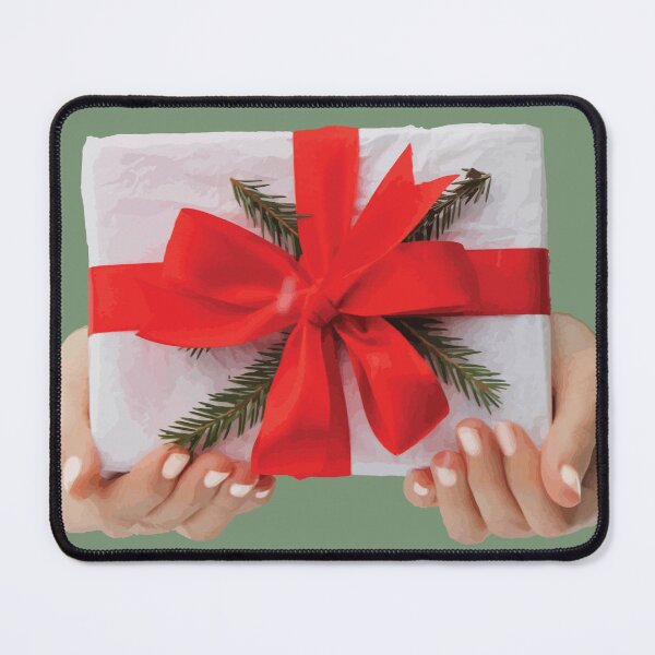 Item preview, Holiday Gift Wrapped with Red Ribbon designed and sold by Arturo Daniel Garcia Palomo.
