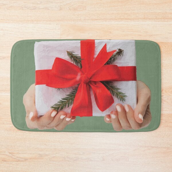 Item preview, Holiday Gift Wrapped with Red Ribbon designed and sold by Arturo Daniel Garcia Palomo.