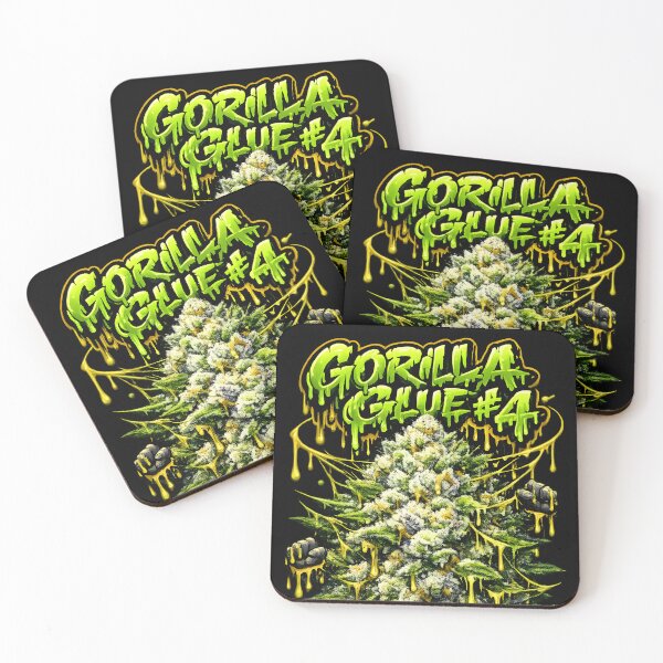 Item preview, Gorilla Glue #4 Graffiti Bud Print | Sticky Resin Hybrid Strain Typography | Potent 420 Wall Art Poster designed and sold by WAUZ.