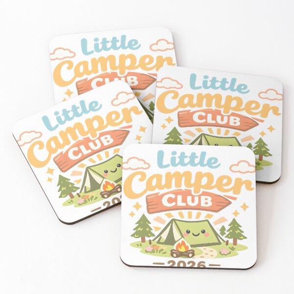 Item preview, Little Camper Club Shirt Cute Kids Summer Design designed and sold by Jokerstyle.