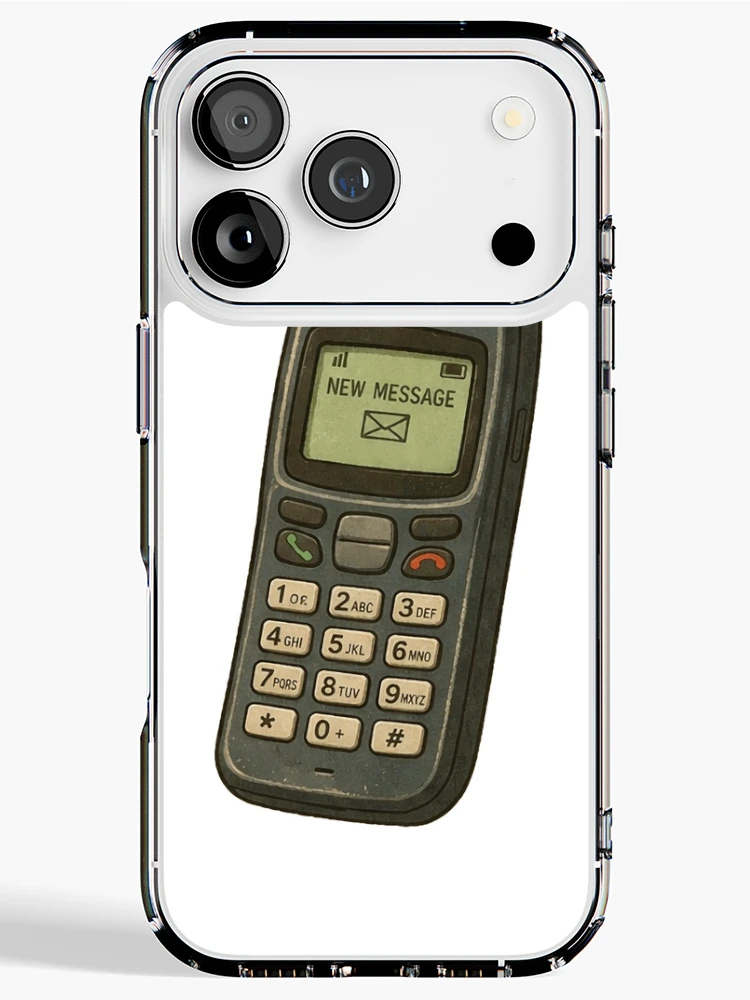 Thumbnail 1 of 5, iPhone Case, Retro Phone designed and sold by Loading----.