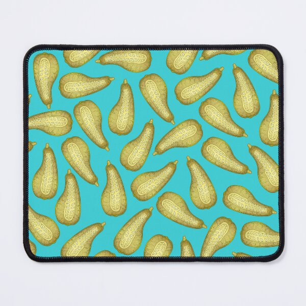 Item preview, Squash Pattern | Blue and Green Vegetable Repeat Design | Botanical Illustration designed and sold by AnryMary.