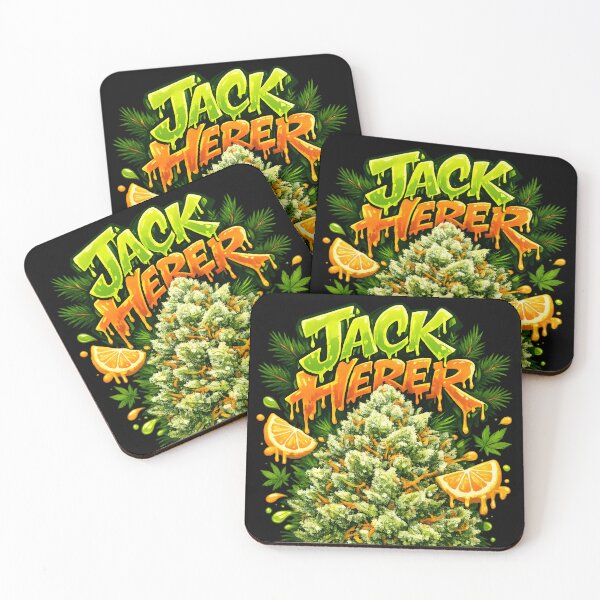 Item preview, Jack Herer Pine Citrus Graffiti Print | Legendary Sativa Strain Typography | Focus Activist 420 Wall Art designed and sold by WAUZ.