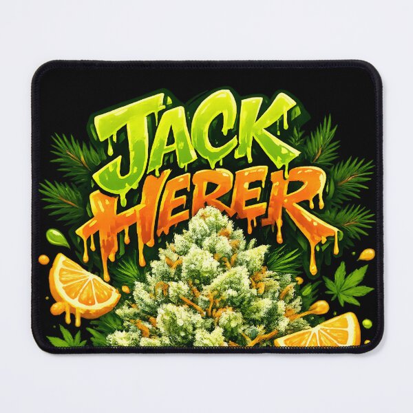 Item preview, Jack Herer Pine Citrus Graffiti Print | Legendary Sativa Strain Typography | Focus Activist 420 Wall Art designed and sold by WAUZ.