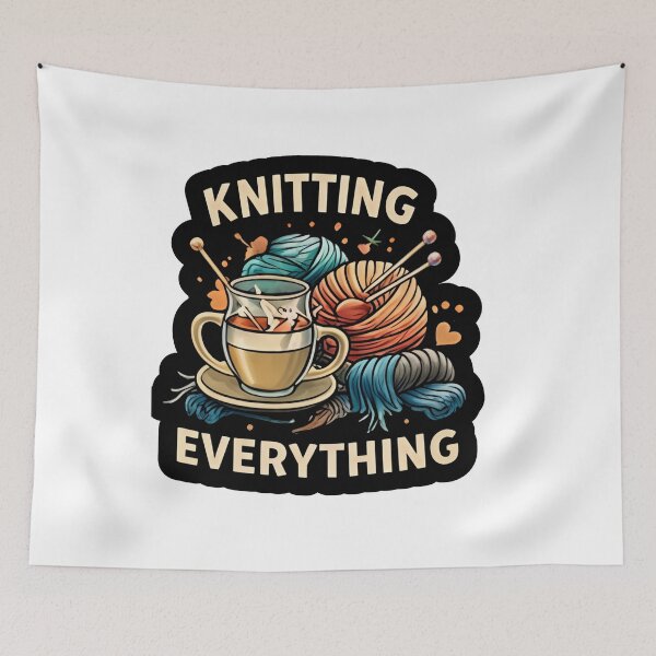 Item preview, Knitting Everything – Cozy Yarn Lover Design designed and sold by Ladys-Gents.