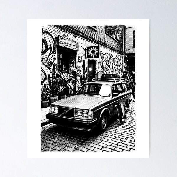 Item preview, Classic 240 Series Wagon Street Vibe Graphic designed and sold by Off-Road-Zone.