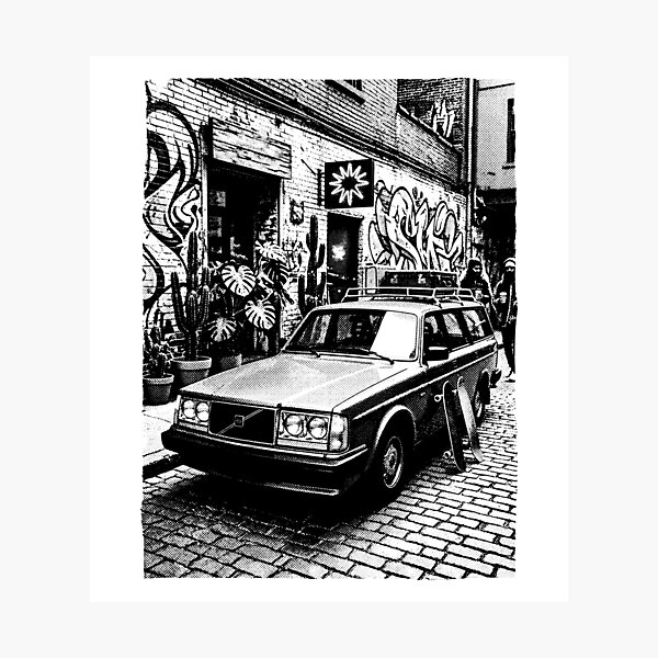 Item preview, Classic 240 Series Wagon Street Vibe Graphic designed and sold by Off-Road-Zone.