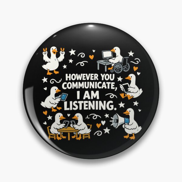 Item preview, Inclusive Communication Ducks - AAC Awareness & Speech Therapy designed and sold by Ali-printshop.