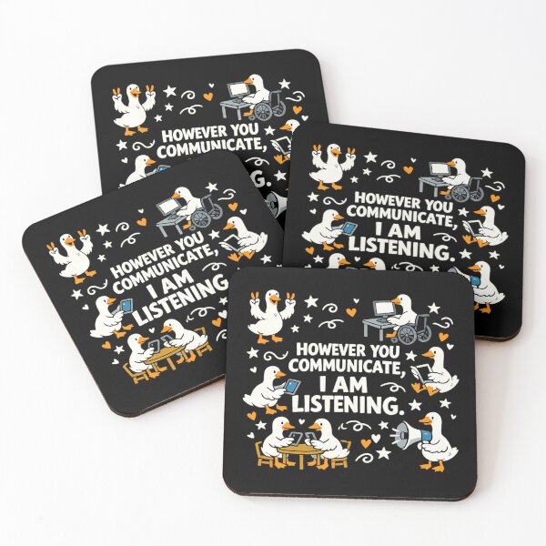 Item preview, Inclusive Communication Ducks - AAC Awareness & Speech Therapy designed and sold by Ali-printshop.