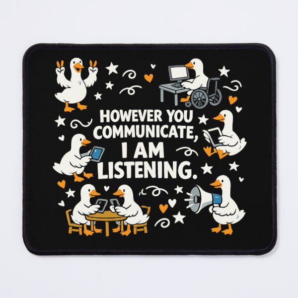 Item preview, Inclusive Communication Ducks - AAC Awareness & Speech Therapy designed and sold by Ali-printshop.