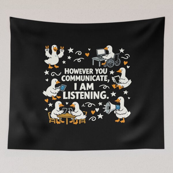 Item preview, Inclusive Communication Ducks - AAC Awareness & Speech Therapy designed and sold by Ali-printshop.