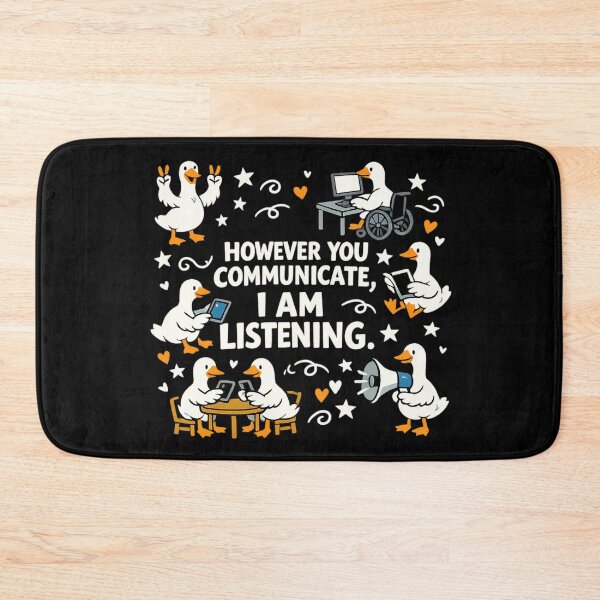 Item preview, Inclusive Communication Ducks - AAC Awareness & Speech Therapy designed and sold by Ali-printshop.