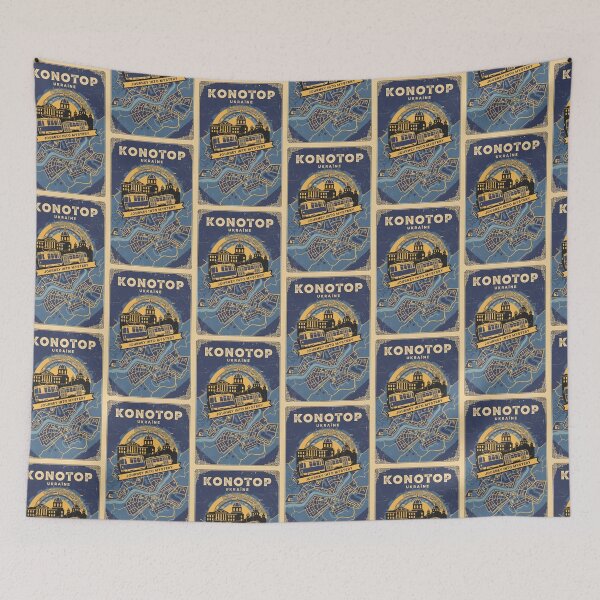 Item preview, Konotop Ukraine Retro Vintage Travel Souvenir designed and sold by TravelersGems.