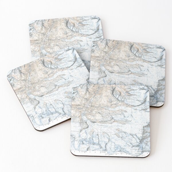 Item preview, Old topographic map of the Monte Rosa Massif designed and sold by Karol Majewski.
