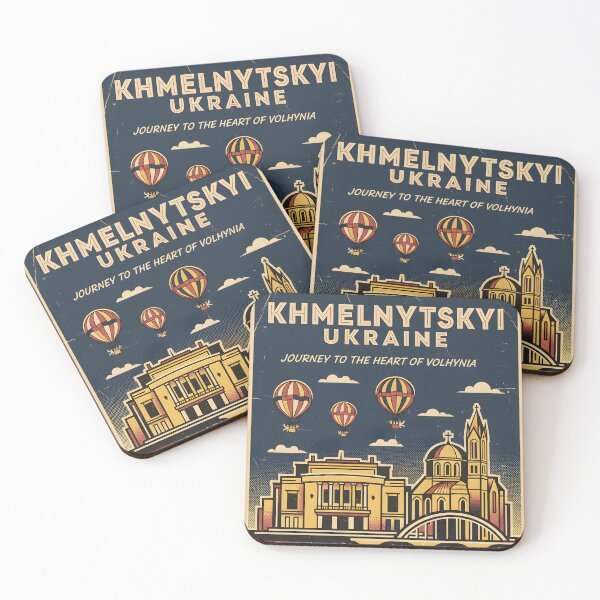 Item preview, Khmelnytskyi Ukraine Retro Vintage Travel Souvenir designed and sold by TravelersGems.