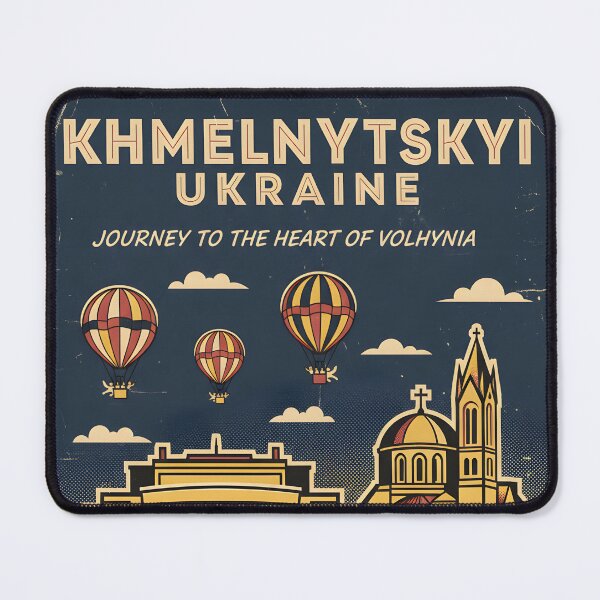 Item preview, Khmelnytskyi Ukraine Retro Vintage Travel Souvenir designed and sold by TravelersGems.