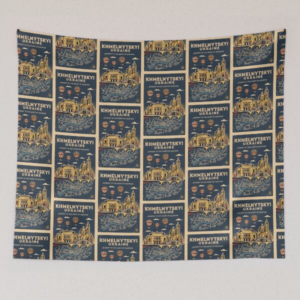 Item preview, Khmelnytskyi Ukraine Retro Vintage Travel Souvenir designed and sold by TravelersGems.
