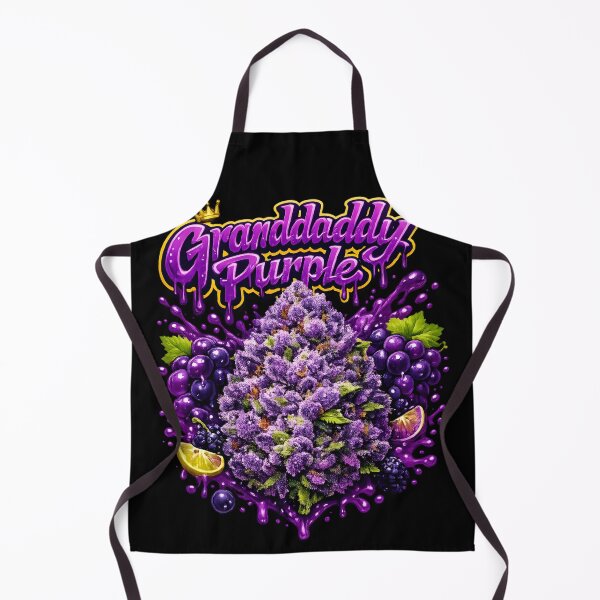 Item preview, Granddaddy Purple Graffiti Print | Grape Berry Indica Strain Typography | Sedating 420 Wall Decor designed and sold by WAUZ.