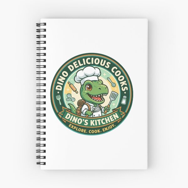 Item preview, Dino's Kitchen - Cute T-Rex Chef Explorer Logo designed and sold by Verdezeus86 .