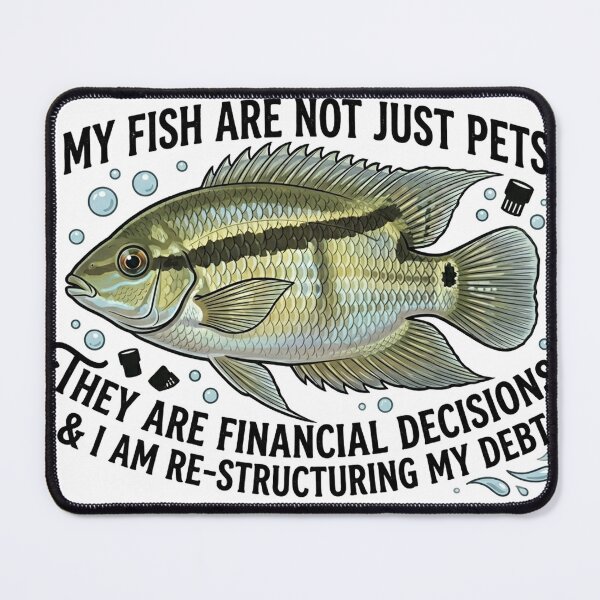 Item preview, Festivum Fish Addict – Funny Aquarium designed and sold by guynagdai.