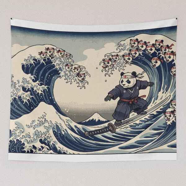 Item preview, Samurai panda bear designed and sold by Besir26.