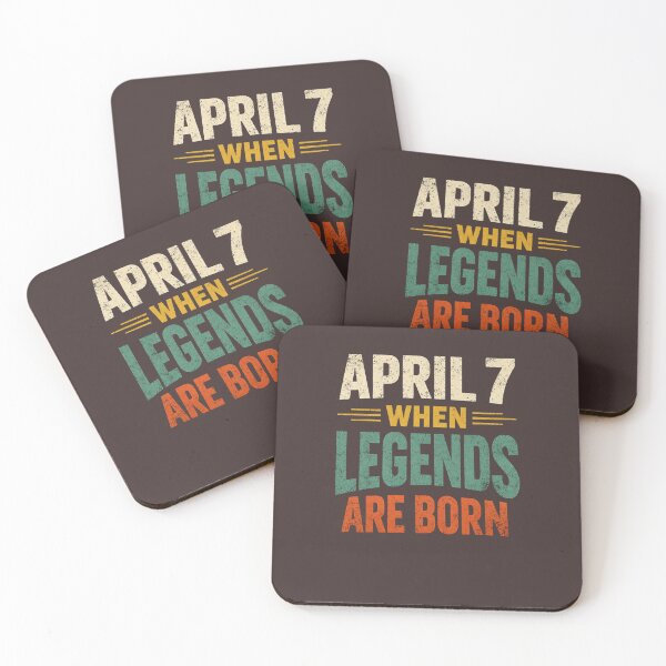 Item preview, Legends are Born On April 7th Vintage Birthday Apr 7 designed and sold by faridman.