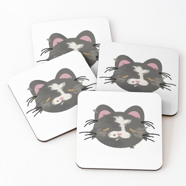 Item preview, Grey-Masked Cat - Weepy Whiskers Collection designed and sold by Cottontail Crafts.