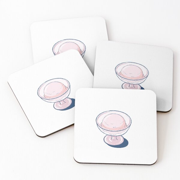 Item preview, Sakura Cherry Blossom Ice Cream - Kawaii Japanese Dessert Art designed and sold by morimist.