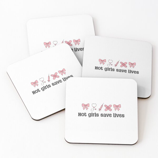 Item preview, Hot Girls Save Lives  designed and sold by PaigePolyArt.