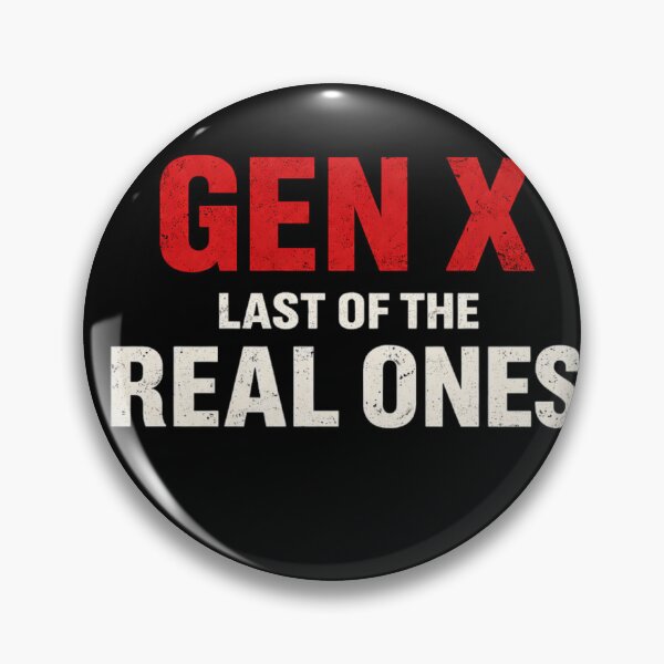 Item preview, Gen X Last Of The Real Ones Shirt Retro Vintage Generation X Pride Tee designed and sold by VibeOffline Studio.