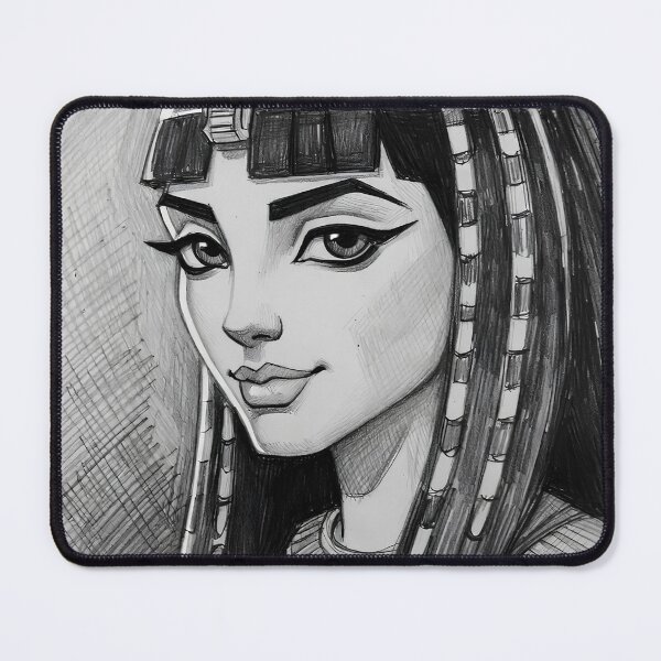 Item preview, Cleopatra's Cunning Smile designed and sold by PrintifyWorld.