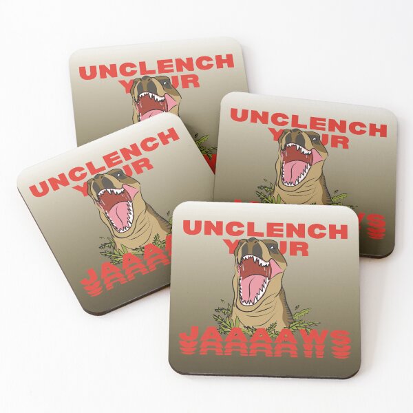 Item preview, Unclench Your Jaws T-Rex Dino (Gradient Version) designed and sold by BLAAAAASK.