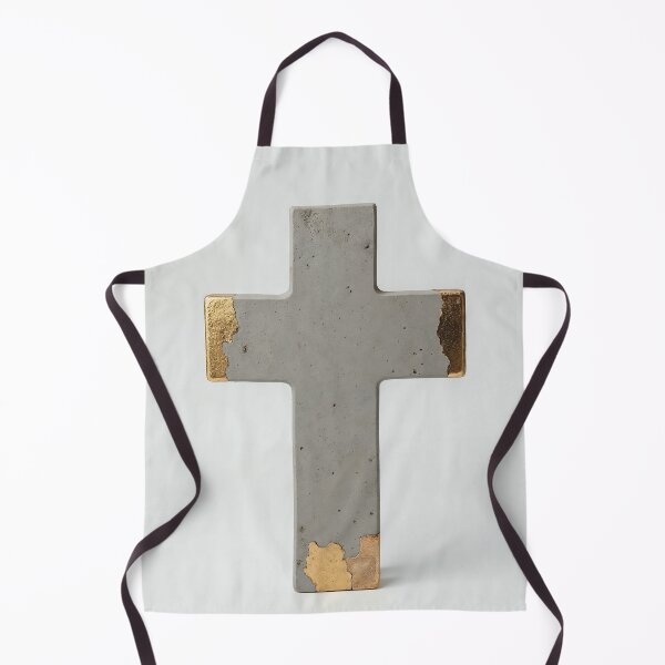 Item preview, Concrete Cross with Gold Seams designed and sold by Devotica.