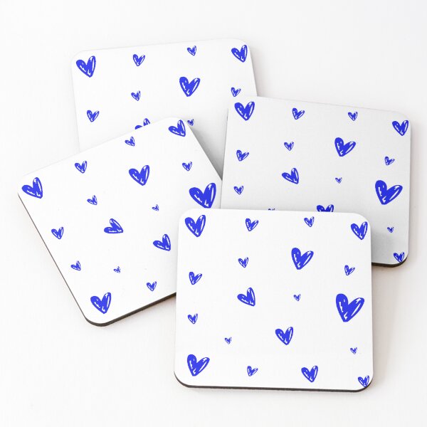 Item preview, Candy Blue Aesthetic Hand Drawn Mini Hearts Pack designed and sold by Aesthetic Crew.