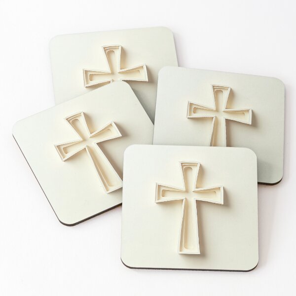 Item preview, Layered Paper Cut Cross designed and sold by Devotica.