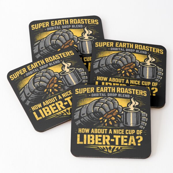 Item preview, Super Earth Roasters Cup of Liber-tea Graphic designed and sold by agearb.