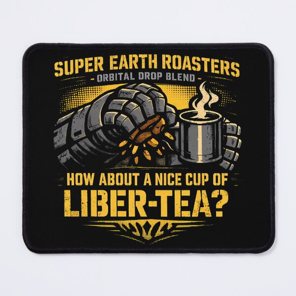 Item preview, Super Earth Roasters Cup of Liber-tea Graphic designed and sold by agearb.