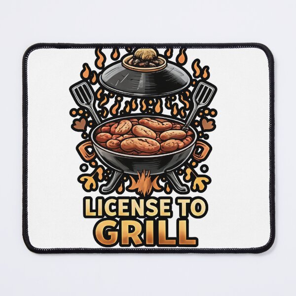 Item preview, License to Grill – BBQ Master Design designed and sold by Ladys-Gents.