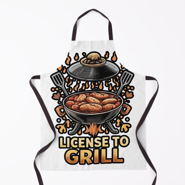 Item preview, License to Grill – BBQ Master Design designed and sold by Ladys-Gents.