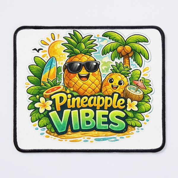 Item preview, Pineapple Vibes Design designed and sold by IslandDrip.