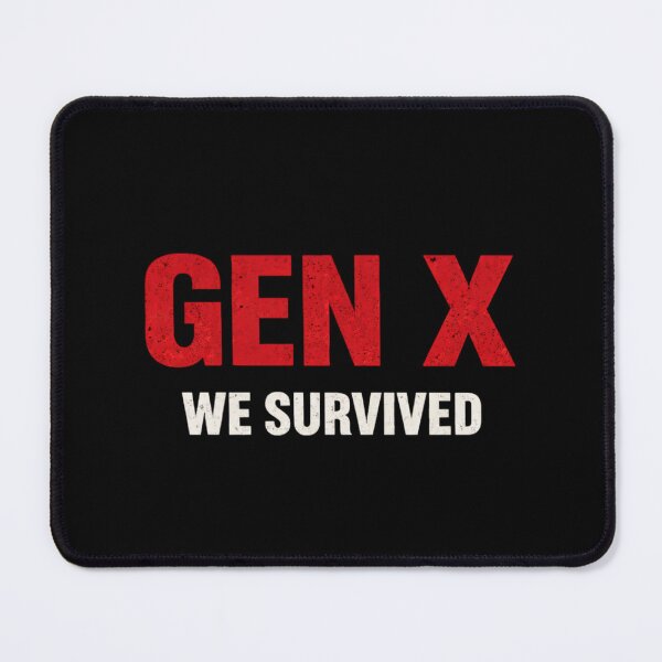 Item preview, Gen X We Survived Shirt Funny Retro Vintage Generation X 80s 90s Tee designed and sold by VibeOffline Studio.