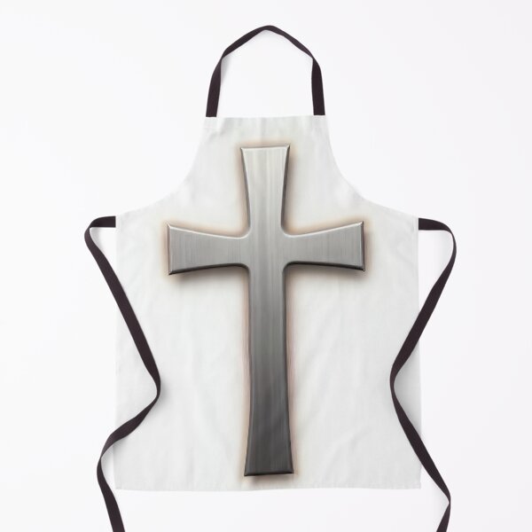 Item preview, Brushed Titanium Cross Icon designed and sold by Devotica.