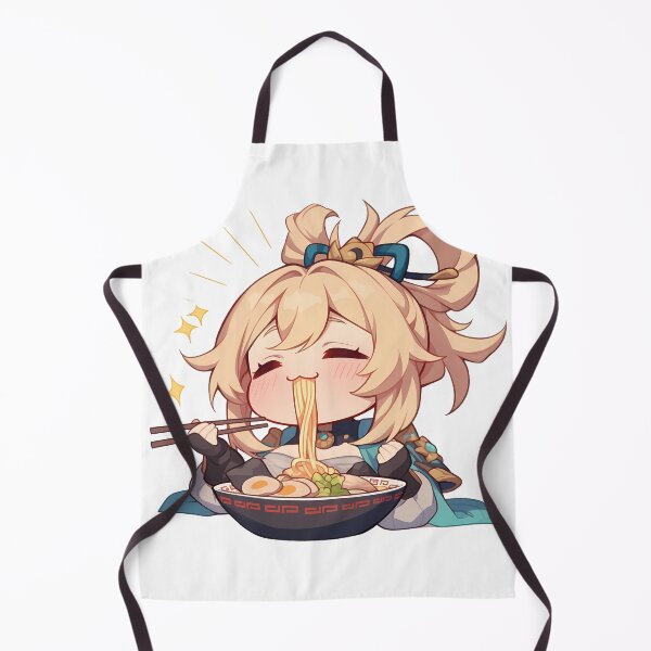 Item preview, Xingqiu Genshin Impact Chibi Kawaii Ramen Noodle Moment designed and sold by mildaclairmo.
