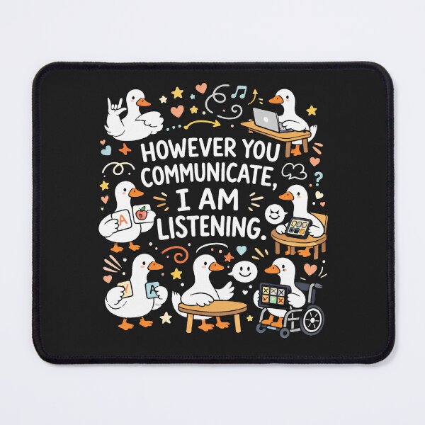Item preview, However You Communicate I'm Listening AAC SLP Silly Goose designed and sold by faridman.