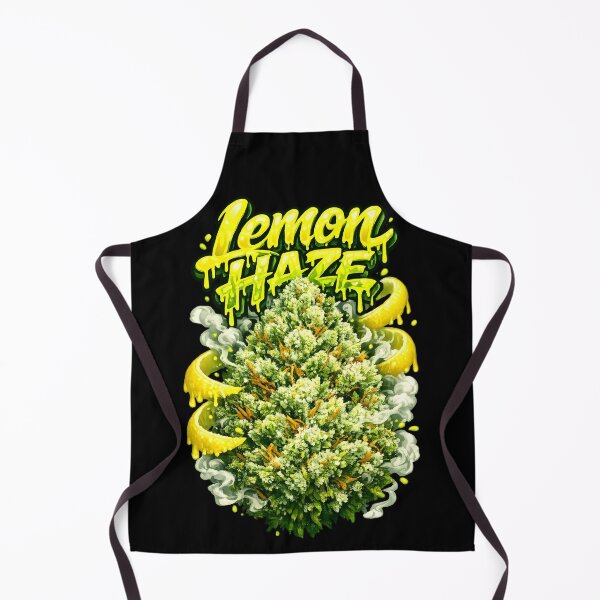 Item preview, Lemon Haze Citrus Graffiti Print | Zesty Sativa Strain Bud Typography | Uplifting 420 Wall Art Poster designed and sold by WAUZ.