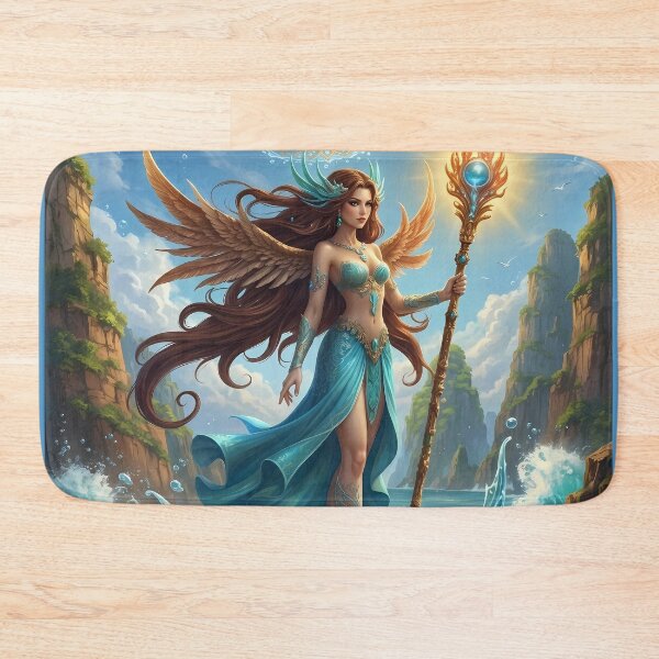 Item preview, Thetis the Nereid - Mythical Ocean Fantasy Art designed and sold by Lucid Dream Pixel.