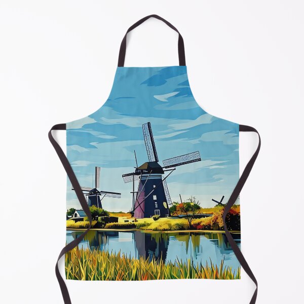 Item preview, Painting of Windmills designed and sold by tomorrowsart.