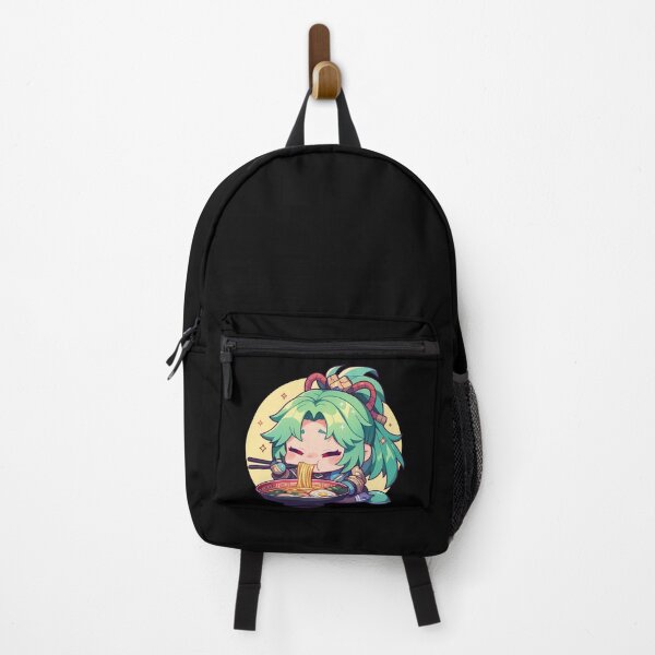 Item preview, Baizhu Genshin Impact Green Kawaii Ramen Chibi Cozy Slurp designed and sold by mildaclairmo.